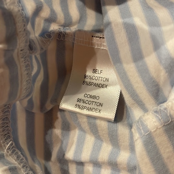Morgan Lane Mini striped blue and white pajamas, size 6 kids - Picture 4 of 4